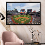 Citi Field Stadium Framed Canvas Prints Wall Art - Painting Canvas, Wall Decor, Canvas Art, Floating Frame