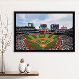 Citi Field Stadium Framed Canvas Prints Wall Art - Painting Canvas, Wall Decor, Canvas Art, Floating Frame
