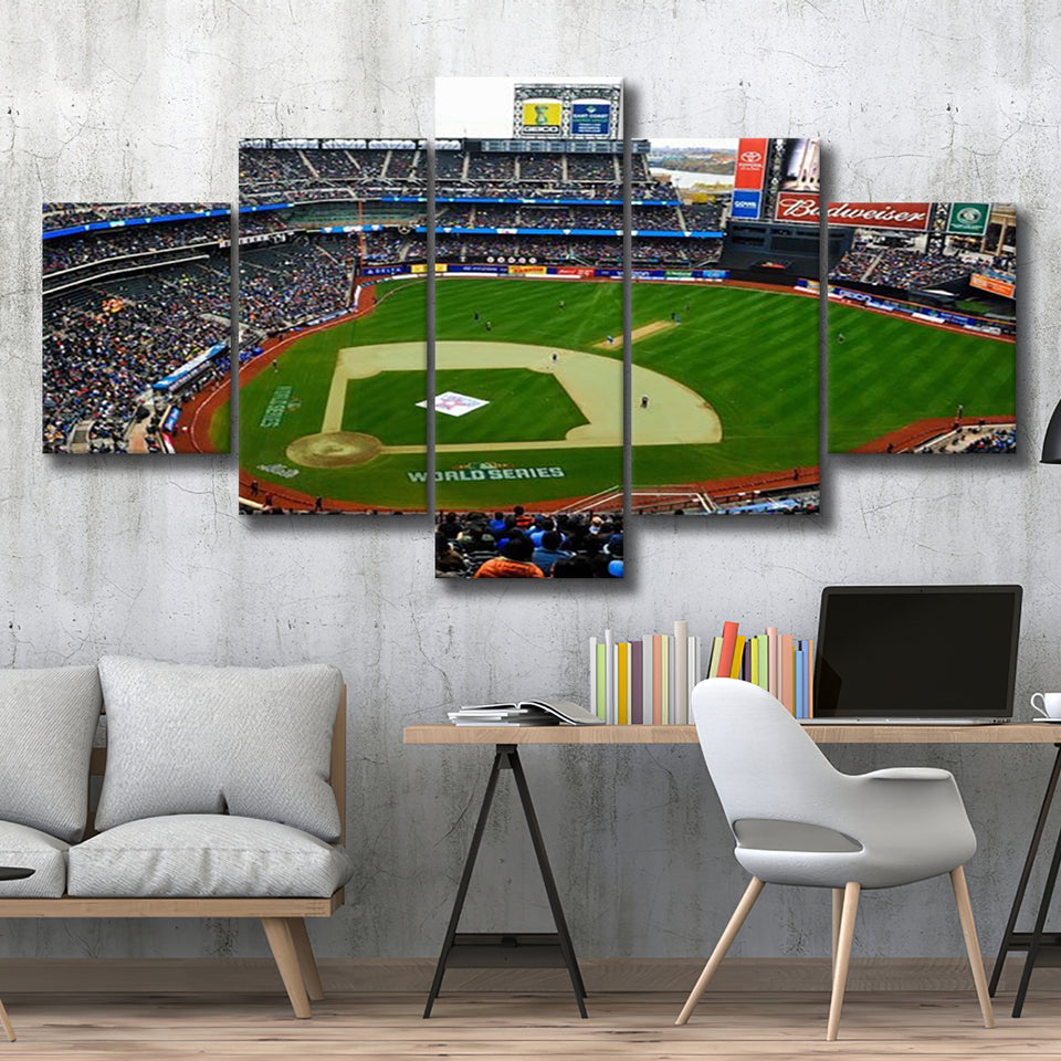 Citi Field in New York City, Stadium Canvas, Sport Art, Large Canvas, Multi Panels, Canvas Prints Wall Art Decor