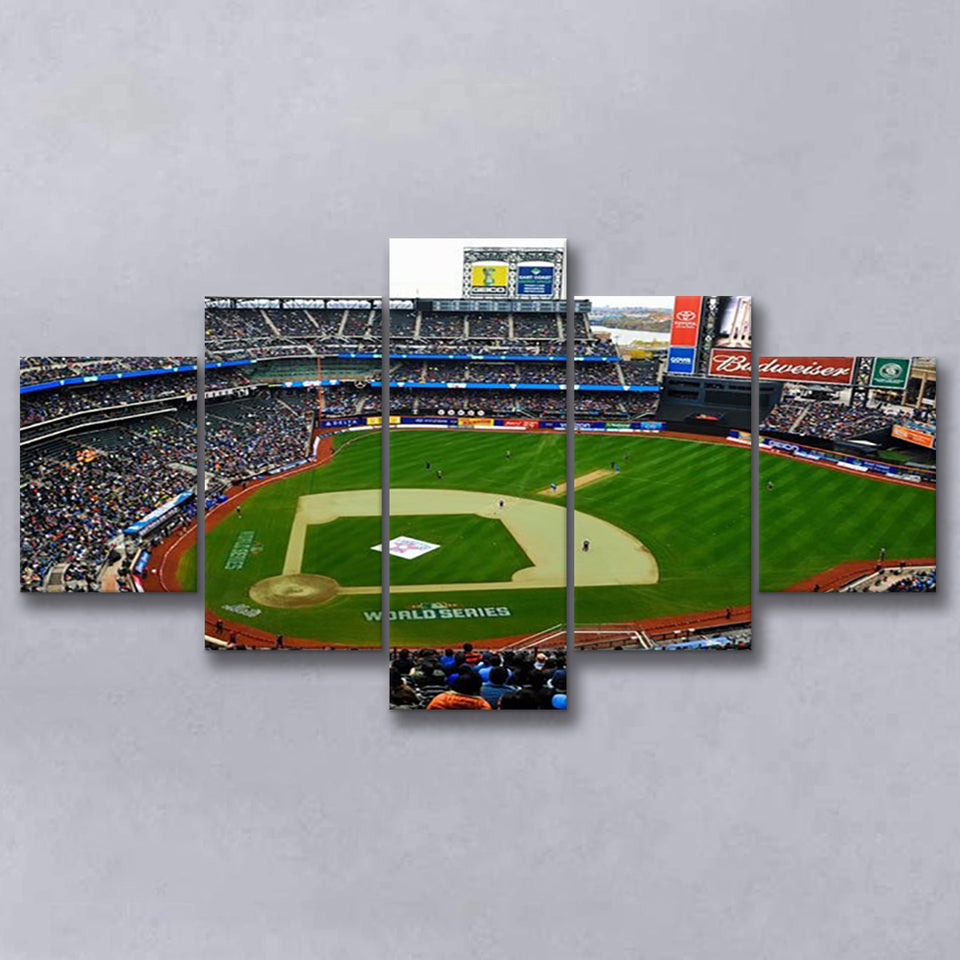 Citi Field in New York City, Stadium Canvas, Sport Art, Large Canvas, Multi Panels, Canvas Prints Wall Art Decor