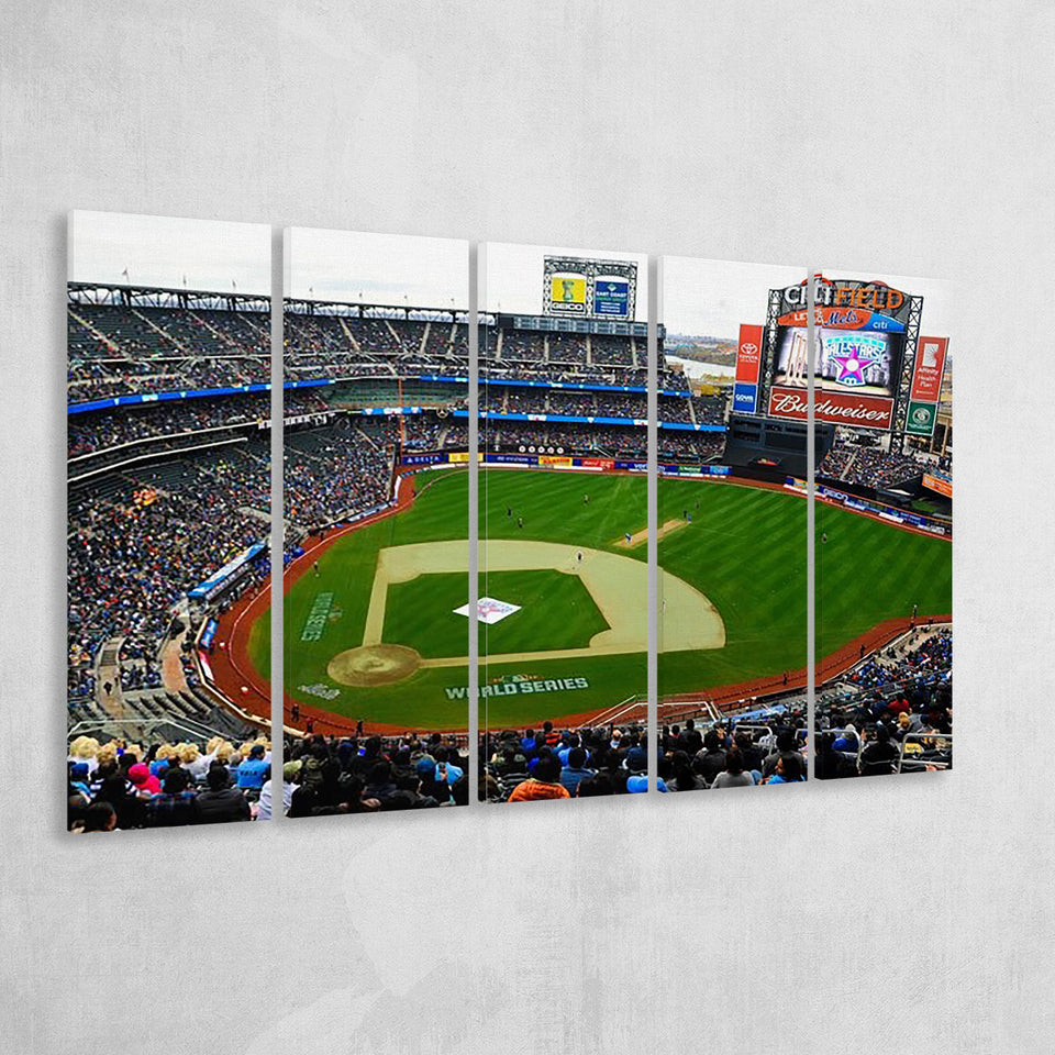 Citi Field in New York City, Stadium Canvas, Sport Art, Gift for him, Multi Panels B, Canvas Prints Wall Art Decor