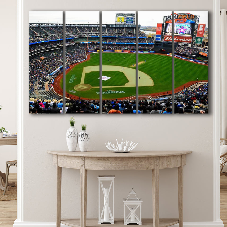Citi Field in New York City, Stadium Canvas, Sport Art, Gift for him, Multi Panels B, Canvas Prints Wall Art Decor