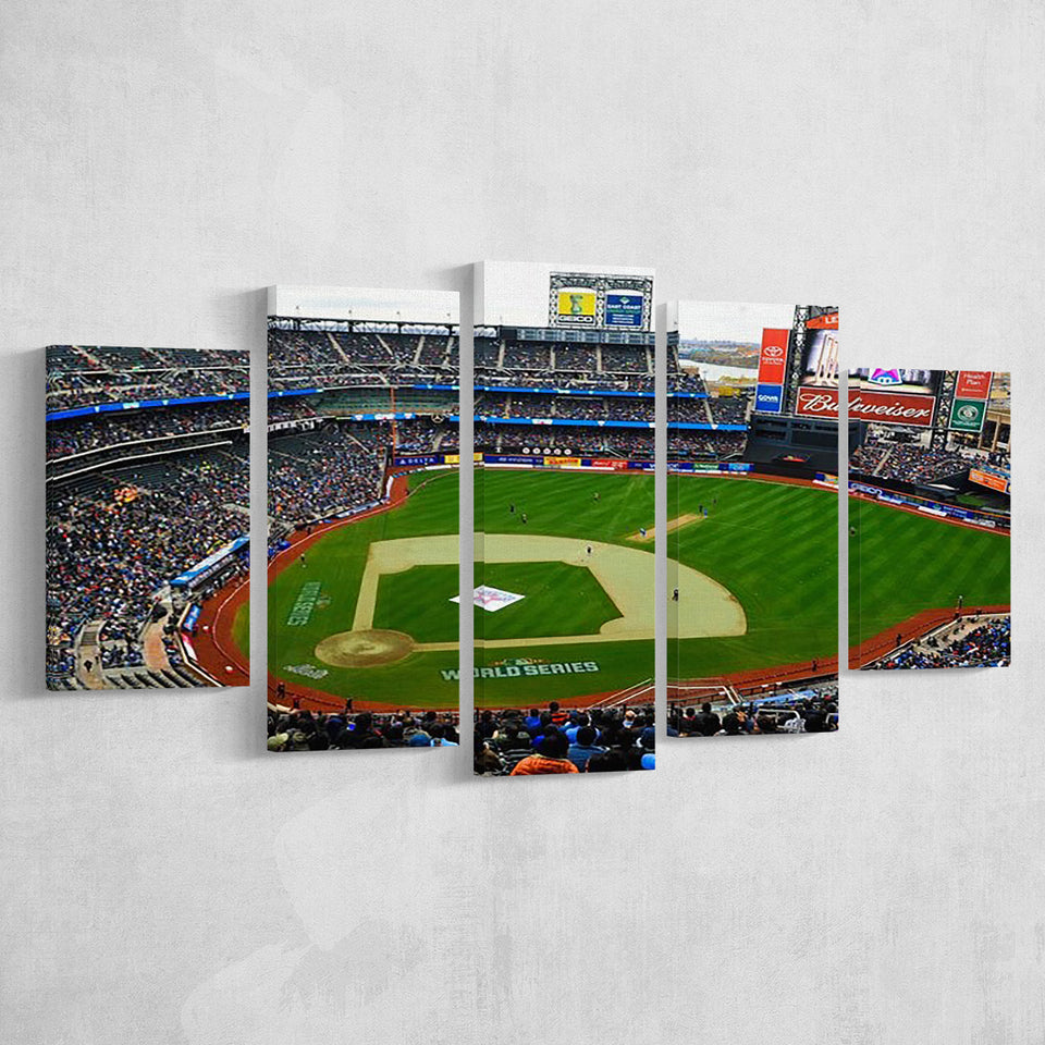 Citi Field in New York City, Stadium Canvas, Sport Art, Large Canvas, Multi Panels, Canvas Prints Wall Art Decor