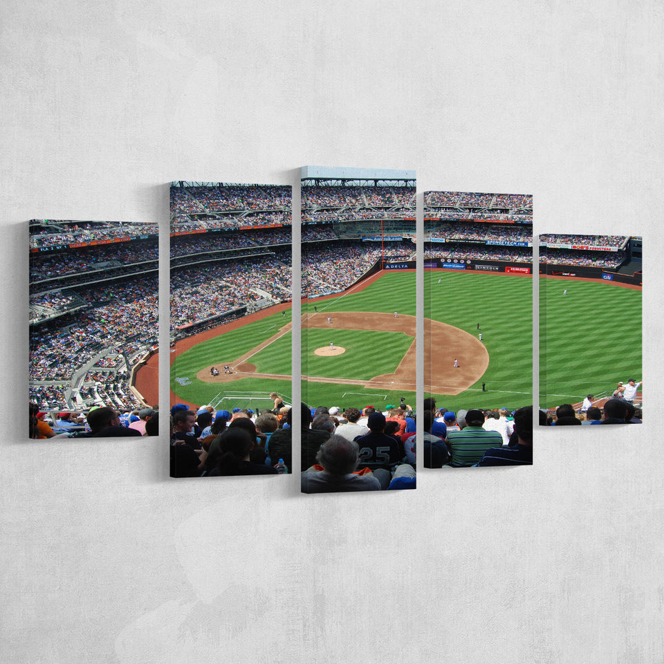 Citi Field in Ny, Stadium Canvas, Sport Art, Large Canvas, Multi Panels, Canvas Prints Wall Art Decor