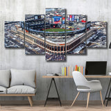 Citi Field in Queens New York, Stadium Canvas, Sport Art, Large Canvas, Multi Panels, Canvas Prints Wall Art Decor