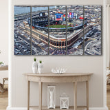 Citi Field in Queens New York, Stadium Canvas, Sport Art, Gift for him, Multi Panels B, Canvas Prints Wall Art Decor
