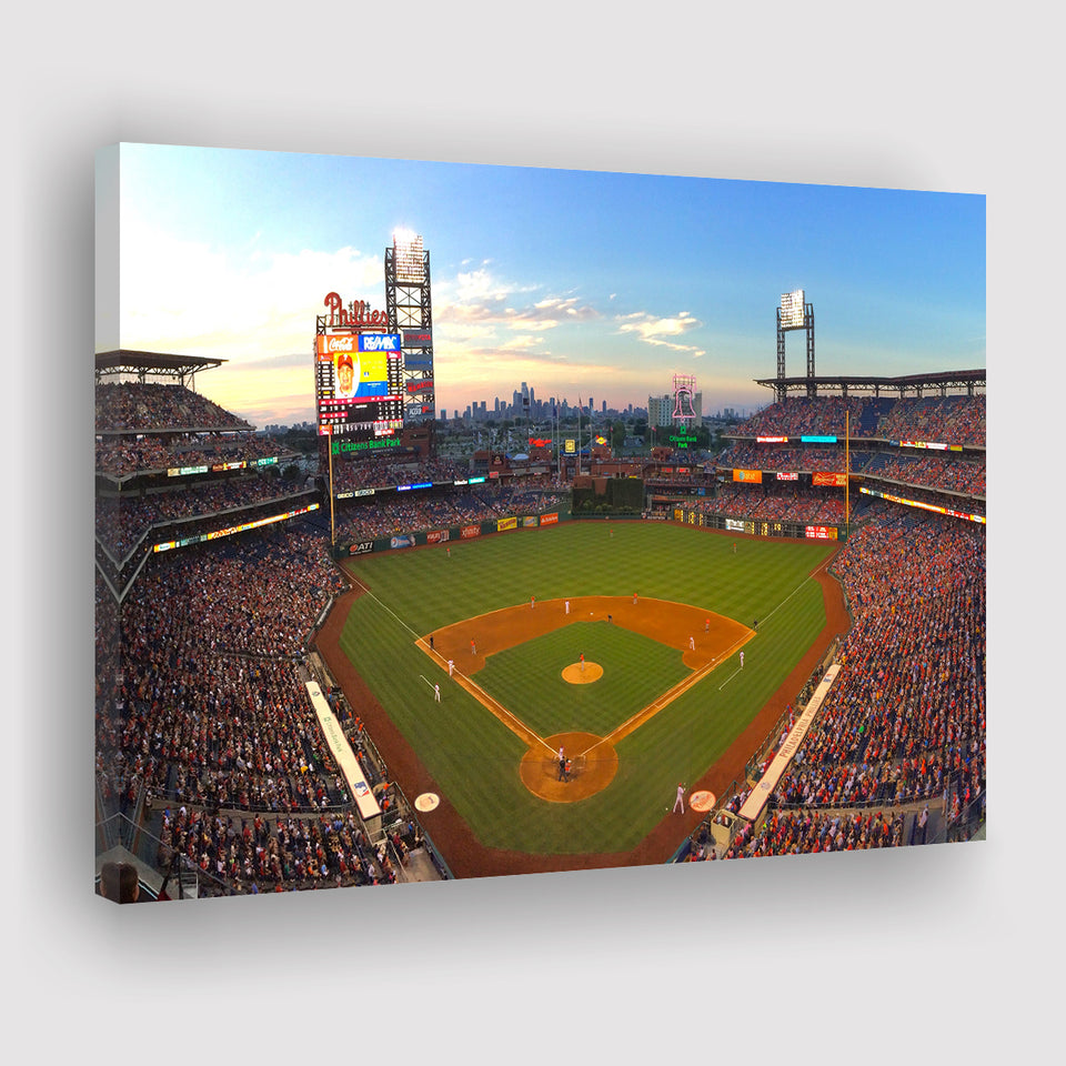 Citizens Bank Park, Stadium Canvas, Sport Art, Gift for him,V1 Fan Gift, Canvas Prints Wall Art Decor