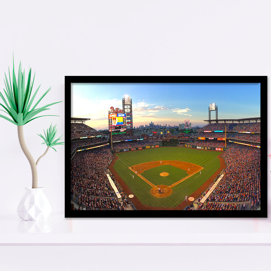 Citizens Bank Park, Stadium Canvas, Sport Art, Gift for him,100 Framed Art Prints Wall Art Decor, Framed Picture