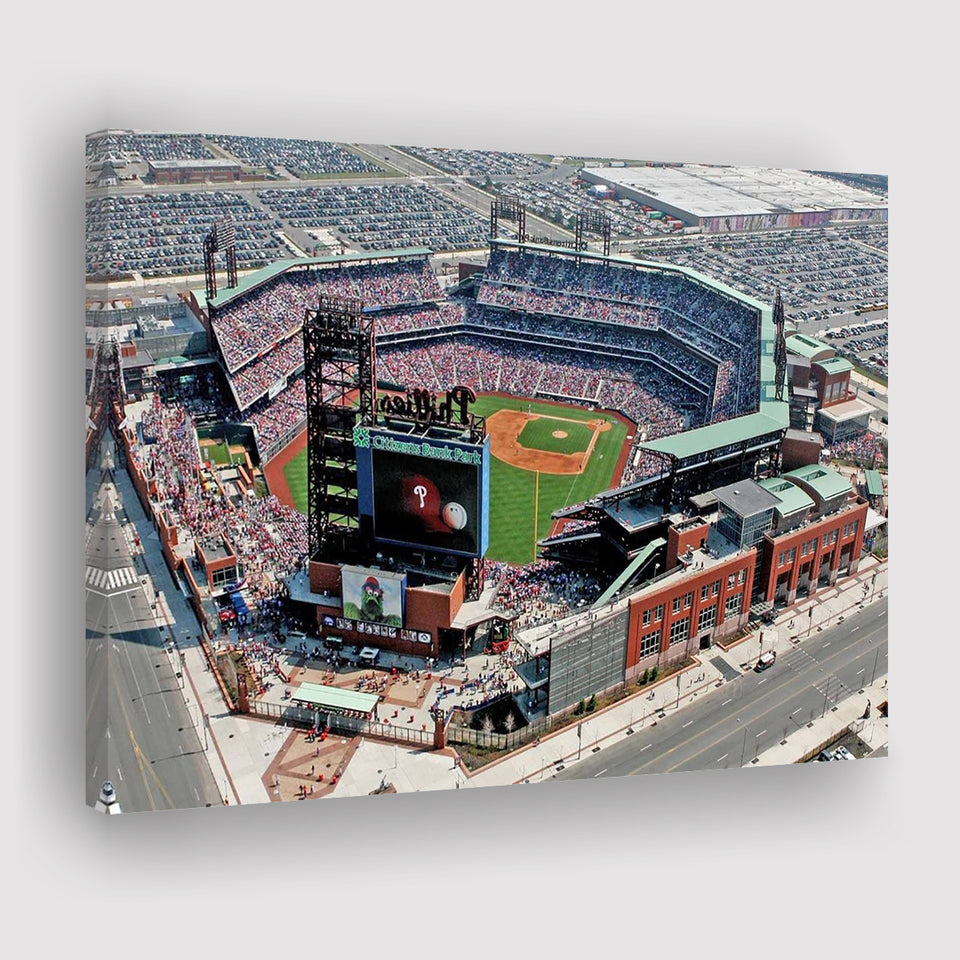 Citizens Bank Park, Stadium Canvas, Sport Art, Gift for him, Fan Gift, Canvas Prints Wall Art Decor