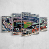 Citizens Bank Park, Stadium Canvas, Sport Art, Large Canvas, Multi Panels, Canvas Prints Wall Art Decor