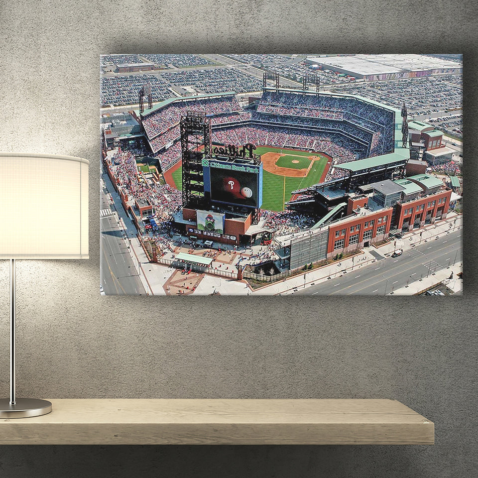 Citizens Bank Park, Stadium Canvas, Sport Art, Gift for him, Fan Gift, Canvas Prints Wall Art Decor