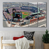 Citizens Bank Park, Stadium Canvas, Sport Art, Gift for him, Multi Panels B, Canvas Prints Wall Art Decor