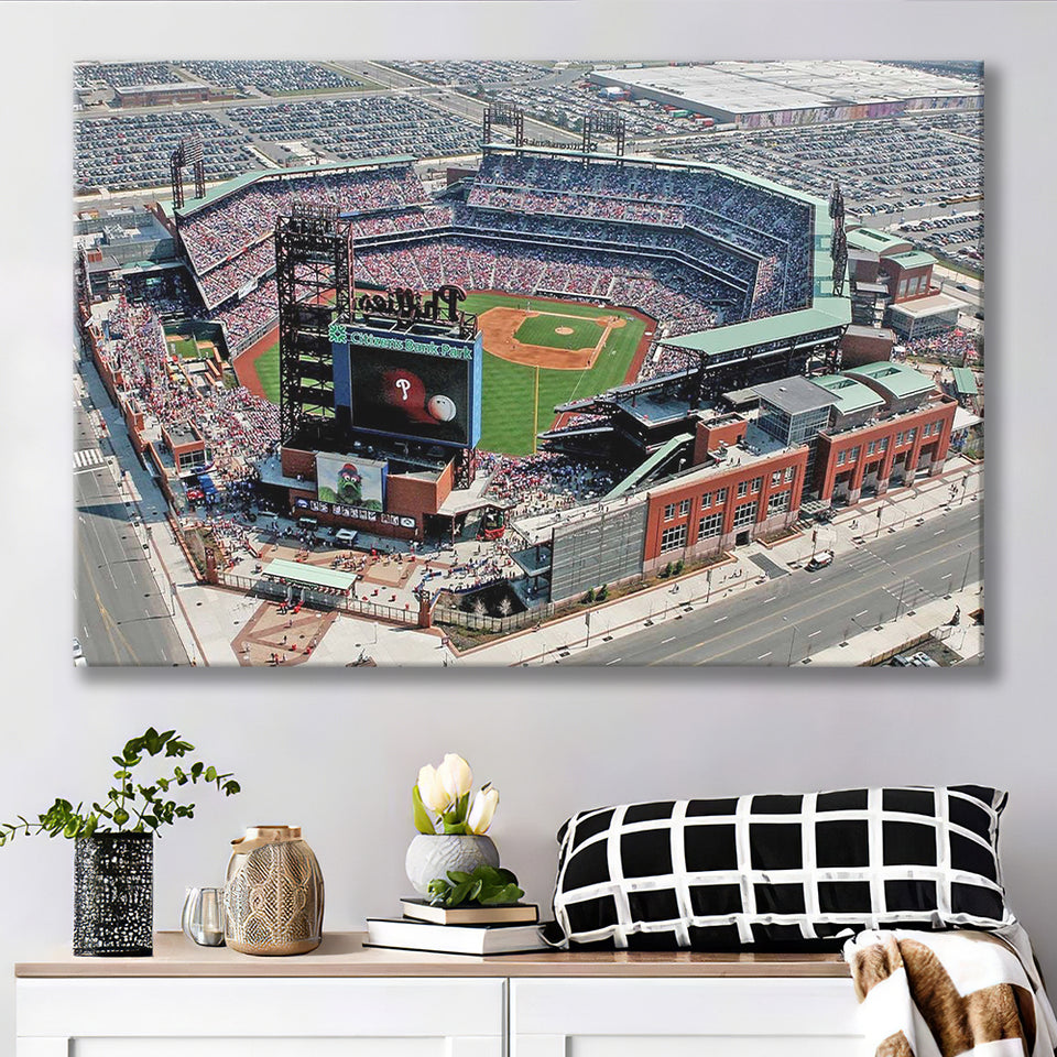 Citizens Bank Park, Stadium Canvas, Sport Art, Gift for him, Fan Gift, Canvas Prints Wall Art Decor