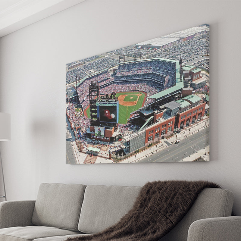 Citizens Bank Park, Stadium Canvas, Sport Art, Gift for him, Fan Gift, Canvas Prints Wall Art Decor