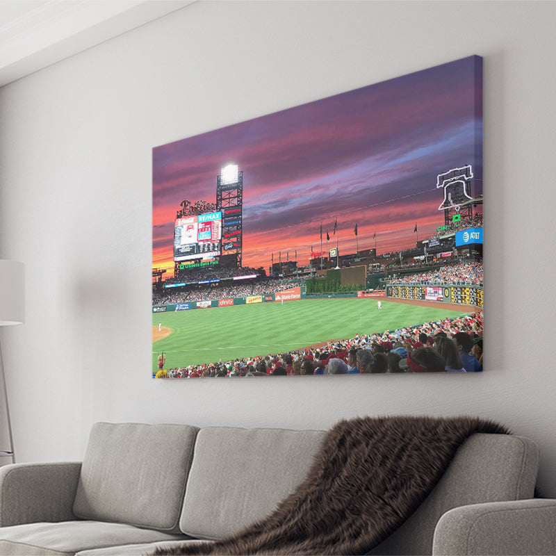 Citizens Bank Park Stadium, Stadium Canvas, Sport Art, Gift for him, Fan Gift, Canvas Prints Wall Art Decor