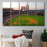 Citizens Bank Park in Philadelphia, Stadium Canvas, Sport Art, Gift for him, Multi Panels B, Canvas Prints Wall Art Decor