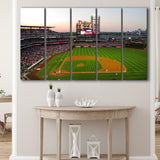 Citizens Bank Park in Philadelphia, Stadium Canvas, Sport Art, Gift for him, Multi Panels B, Canvas Prints Wall Art Decor