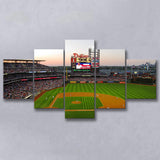 Citizens Bank Park in Philadelphia, Stadium Canvas, Sport Art, Large Canvas, Multi Panels, Canvas Prints Wall Art Decor