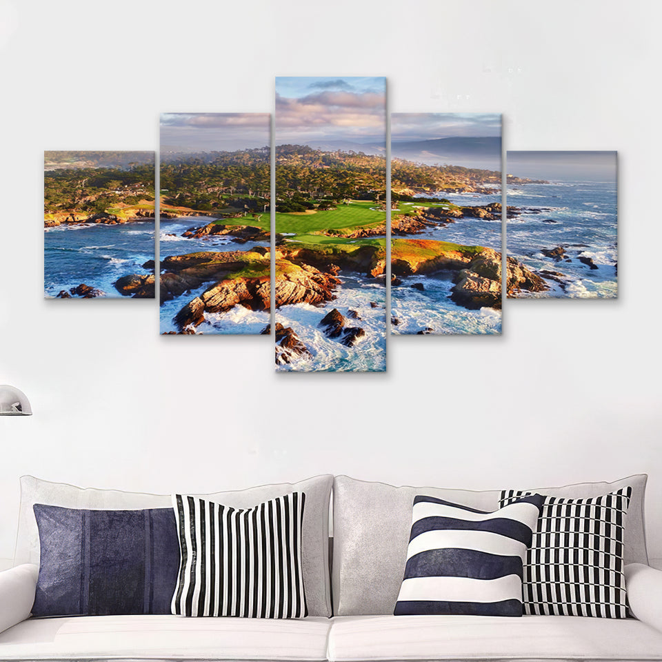 Clarke W Bearden 1911 1998 From Boneys Pulpit  5 Pieces Canvas Prints Wall Art - Painting Canvas, Multi Panel, Home Wall Decor, For Sale