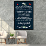 Some Kids Are Smarter Than You Be The Nice Framed Canvas Prints Wall Art - Painting Canvas, Wall Decor, Floating Frame