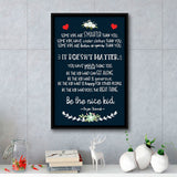 Some Kids Are Smarter Than You Be The Nice Framed Canvas Prints Wall Art - Painting Canvas, Wall Decor, Floating Frame