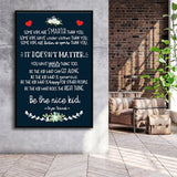 Some Kids Are Smarter Than You Be The Nice Framed Canvas Prints Wall Art - Painting Canvas, Wall Decor, Floating Frame