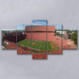 Clemson Memorial Stadium Canvas Prints Clemson Tigers Wall Art,Multi Panels,Sport Stadium Art Prints, Fan Gift