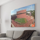 Clemson Memorial Stadium Canvas Prints Clemson Tigers Wall Art,Sport Stadium Art Prints, Fan Gift, Wall Decor