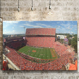 Clemson Memorial Stadium Canvas Prints Clemson Tigers Wall Art,Sport Stadium Art Prints, Fan Gift, Wall Decor