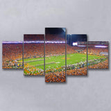 Clemson Tigers Stadium Canvas Prints Clemson Memorial Stadium Wall Art,Multi Panels,Sport Stadium Art Prints, Fan Gift