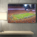Clemson Tigers Stadium Canvas Prints Clemson Memorial Stadium Wall Art,Sport Stadium Art Prints, Fan Gift, Wall Decor