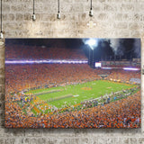 Clemson Tigers Stadium Canvas Prints Clemson Memorial Stadium Wall Art,Sport Stadium Art Prints, Fan Gift, Wall Decor