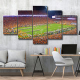 Clemson Tigers Stadium Canvas Prints Clemson Memorial Stadium Wall Art,Multi Panels,Sport Stadium Art Prints, Fan Gift