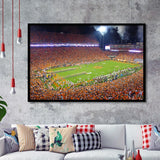 Clemson Tigers Stadium Art Prints Clemson Memorial Stadium Wall Art,Sport Stadium Art Prints, Fan Gift, Wall Decor