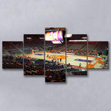 Clemson Tigers Stadium Canvas Prints Littlejohn Coliseum Wall Art Basketball,Multi Panels,Sport Stadium Art Prints, Fan Gift