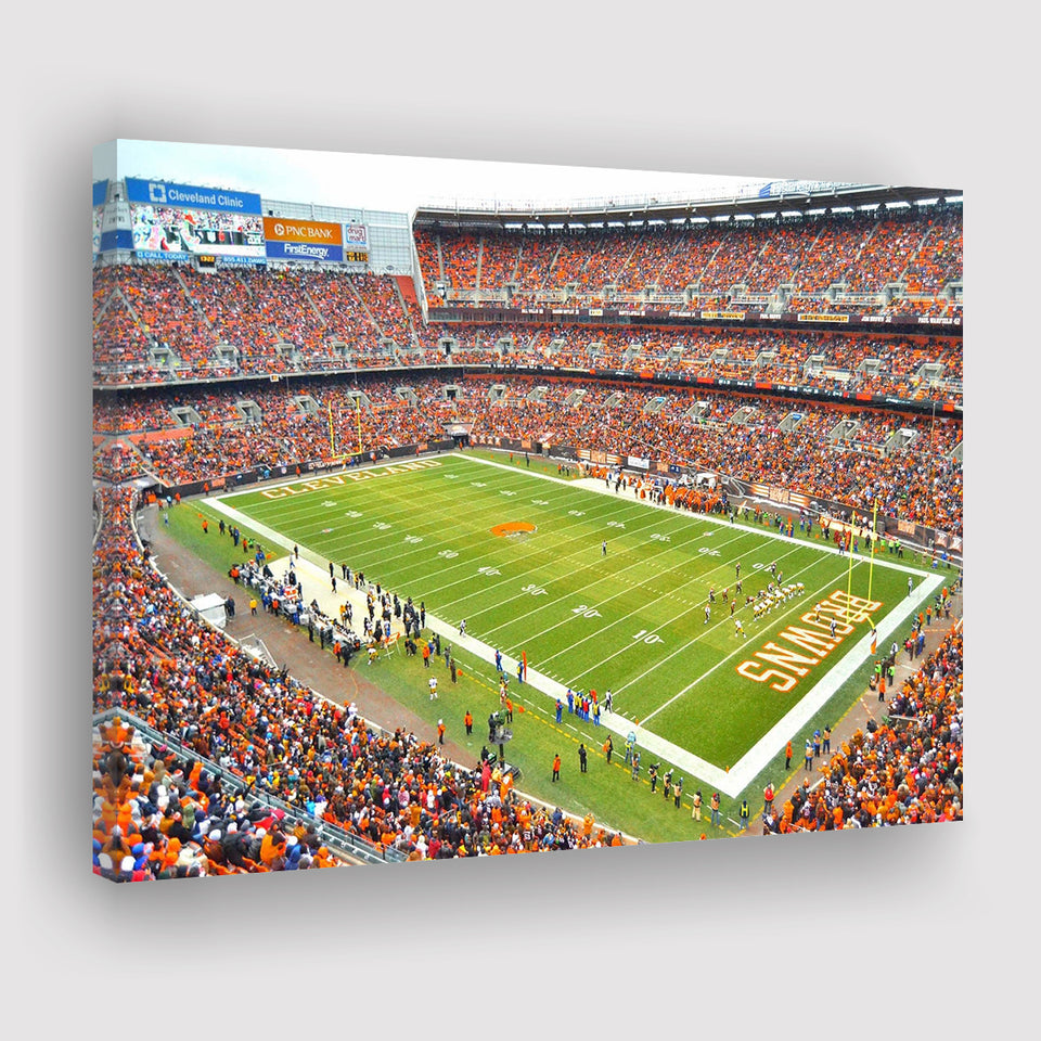 Cleveland Browns Stadium Canvas Prints First Energy Stadium Wall Art,Sport  Stadium Art Prints, Fan Gift, Wall Decor