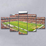 Cleveland Browns Stadium Canvas Prints First Energy Stadium Wall Art,Multi Panels,Sport Stadium Art Prints, Fan Gift