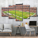 Cleveland Browns Stadium Canvas Prints First Energy Stadium Wall Art,Multi Panels,Sport Stadium Art Prints, Fan Gift