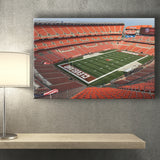 Cleveland Browns Stadium Canvas Prints First Energy Stadium Wall Art V1,Sport Stadium Art Prints, Fan Gift, Wall Decor