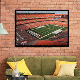 Cleveland Browns Stadium Art Prints First Energy Stadium Wall Art V1,Sport Stadium Art Prints, Fan Gift, Wall Decor