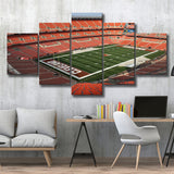 Cleveland Browns Stadium Canvas Prints First Energy Stadium Wall Art V1,Multi Panels,Sport Stadium Art Prints, Fan Gift