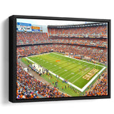 Cleveland Browns Stadium Framed Canvas Prints First Energy Stadium Wall Art,Sport Stadium Art Prints, Fan Gift
