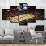 Cleveland Cavaliers Stadium Canvas Prints Quicken Loans Arena Wall Art,Multi Panels,Sport Stadium Art Prints, Fan Gift