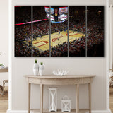Cleveland Cavaliers Stadium Canvas Prints Quicken Loans Arena Wall Art,Multi Panels B,Sport Stadium Art Prints, Fan Gift