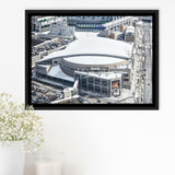 Cleveland Cavaliers Stadium Framed Canvas Prints Rocket Mortgage FieldHouse Wall Art100,Sport Stadium Art Prints, Fan Gift