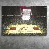 Cleveland Cavaliers Stadium Canvas Prints Rocket Mortgage FieldHouse Wall Art,Sport Stadium Art Prints, Fan Gift, Wall Decor