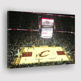 Cleveland Cavaliers Stadium Canvas Prints Rocket Mortgage FieldHouse Wall Art,Sport Stadium Art Prints, Fan Gift, Wall Decor