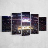 Cleveland Cavaliers Stadium Canvas Prints Rocket Mortgage FieldHouse Wall Art,Multi Panels,Sport Stadium Art Prints, Fan Gift