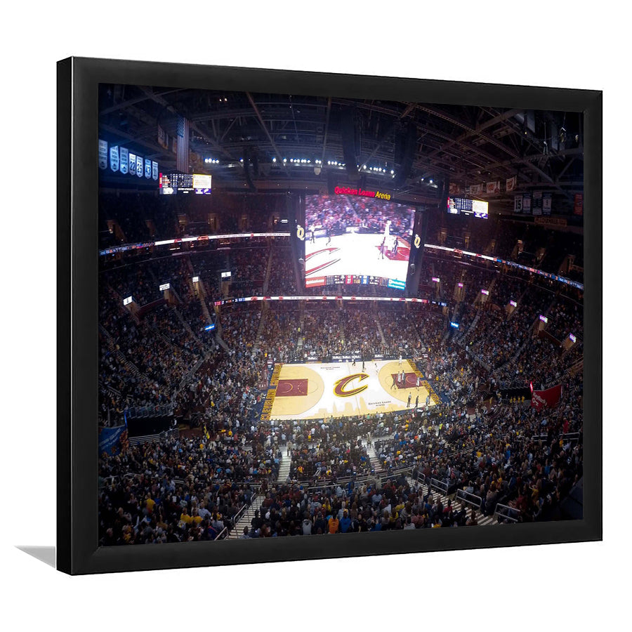Cleveland Cavaliers Stadium Art Prints Rocket Mortgage FieldHouse Wall Art,Sport Stadium Art Prints, Fan Gift, Wall Decor