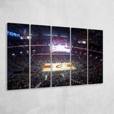Cleveland Cavaliers Stadium Canvas Prints Rocket Mortgage FieldHouse Wall Art,Multi Panels B,Sport Stadium Art Prints, Fan Gift
